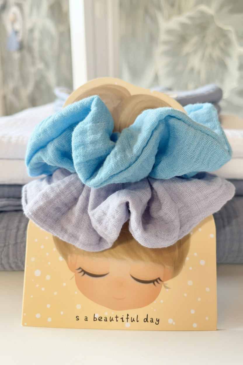 Musselin Scrunchie – Eleganz für dein Haar