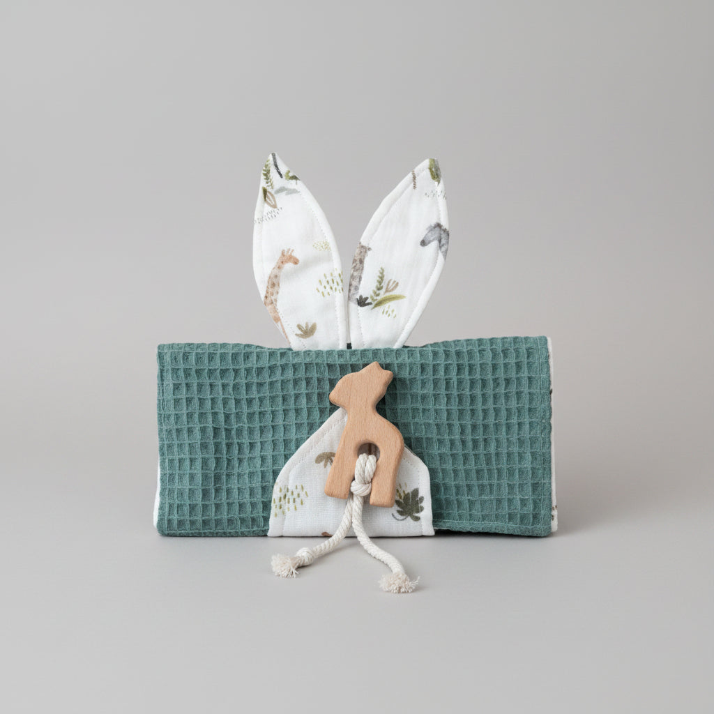 Schnuffeltuch aus feinstem Musselin für Babys als Geschenk