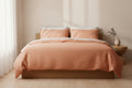 Musselin-Bettwäsche Set in Blush – zartrosa Baumwoll-Bettwäsche von Zweig und Faden