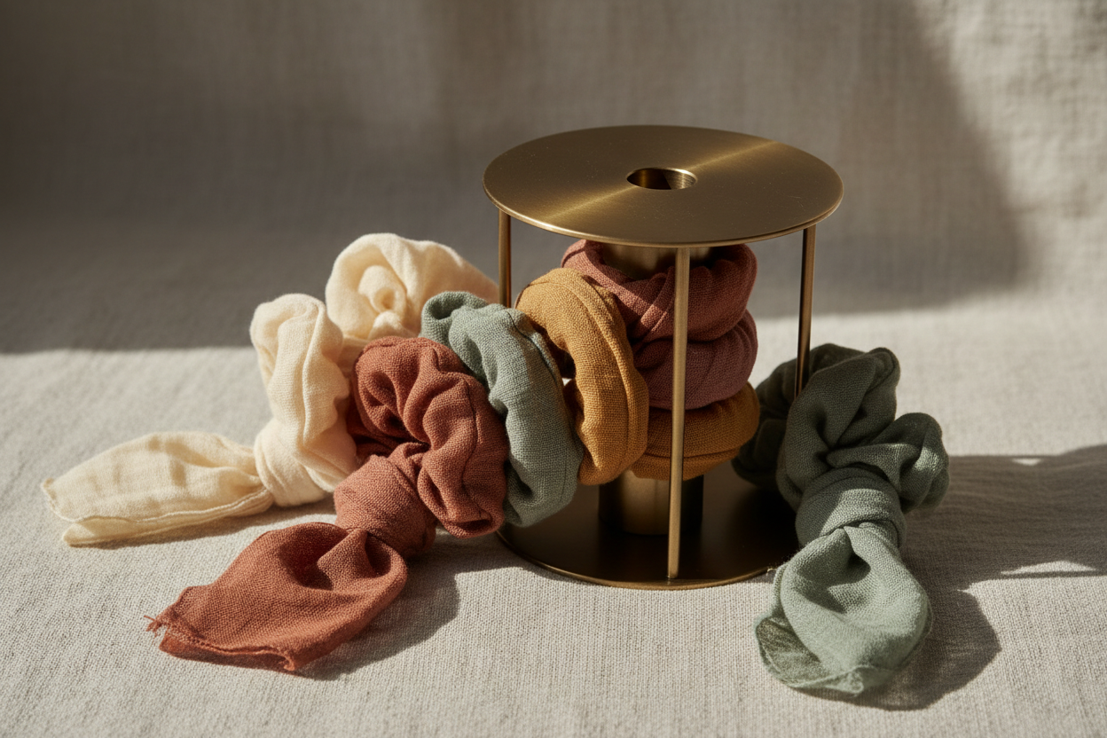 Musselin Scrunchie – Eleganz für dein Haar