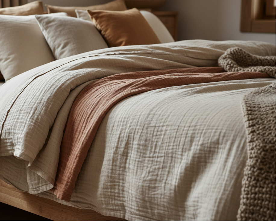 Musselin Kissenbezug – Mix & Match für dein Zuhause